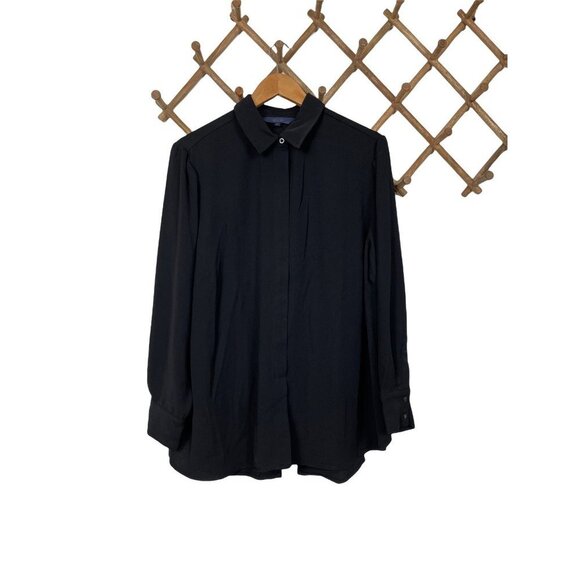 RACHEL ROY Najila Split Back Blouse In Black  (Plus Size) - Picture 2 of 9